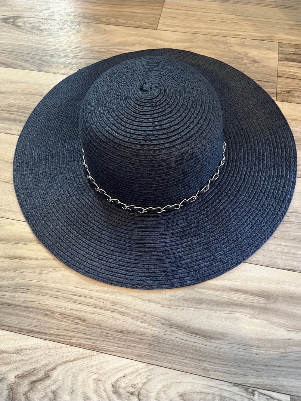 💕 2/$15 Ladies Navy Blue Star Sunhat-NWOT